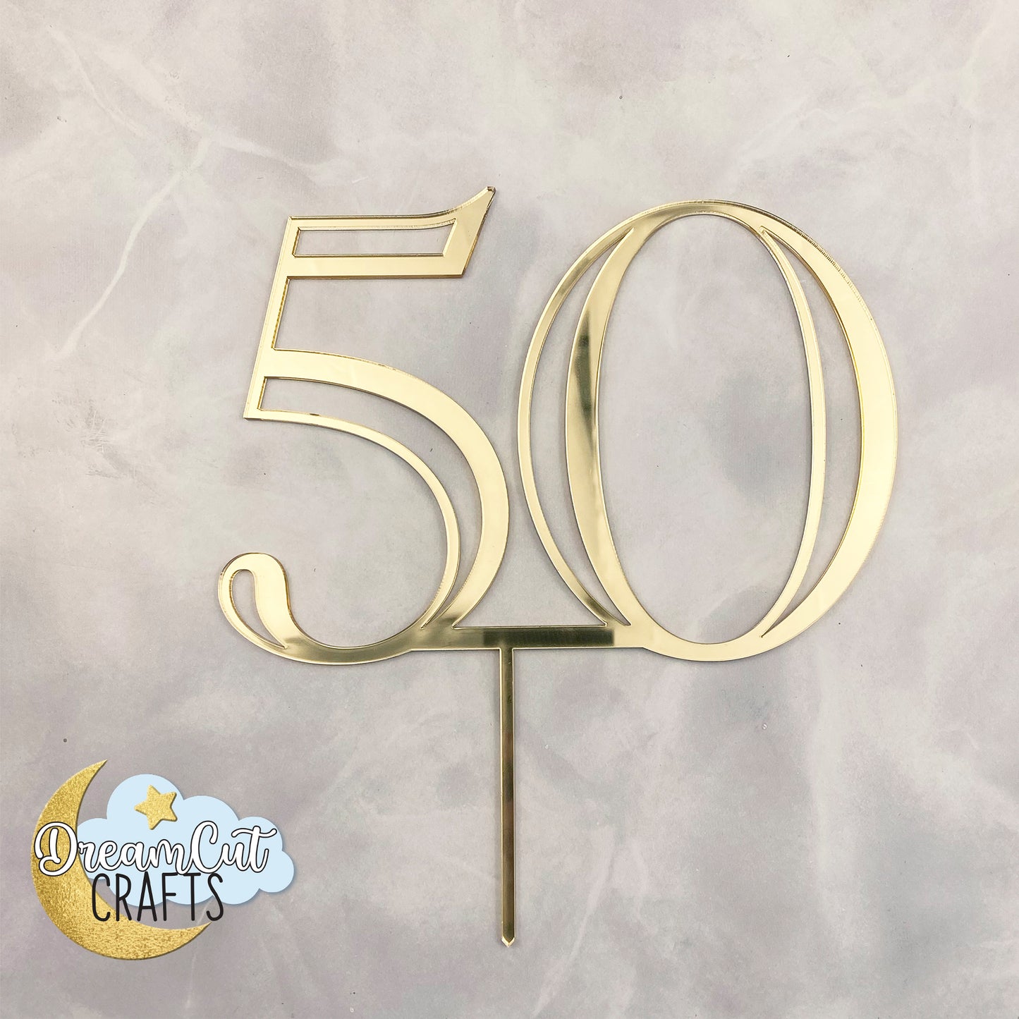 Custom Number Cake Topper – Personalized Acrylic Birthday or Anniversary Cake Decoration Keepsake (Copy)