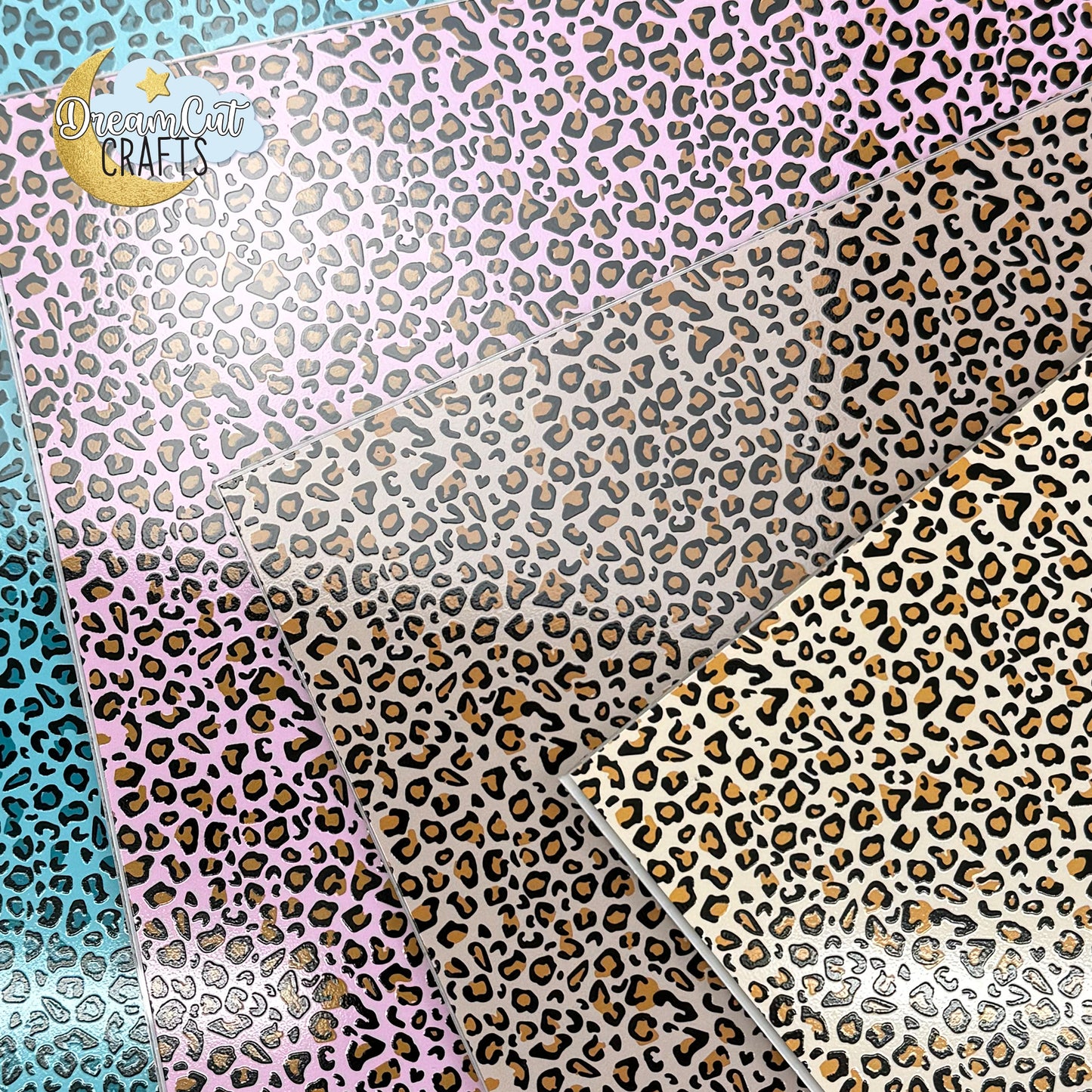 Leopard Print UV Printed Acrylic sheet or MDF – Laser Safe Material for Earrings, Keychains & DIY Projects