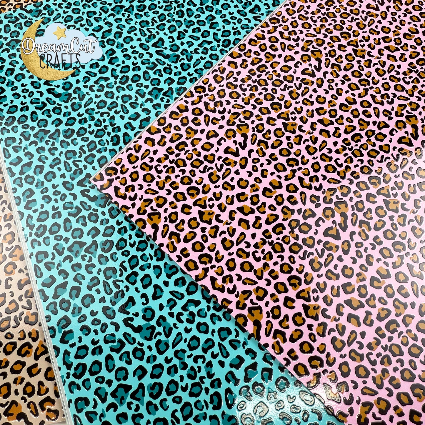 Leopard Print UV Printed Acrylic sheet or MDF – Laser Safe Material for Earrings, Keychains & DIY Projects