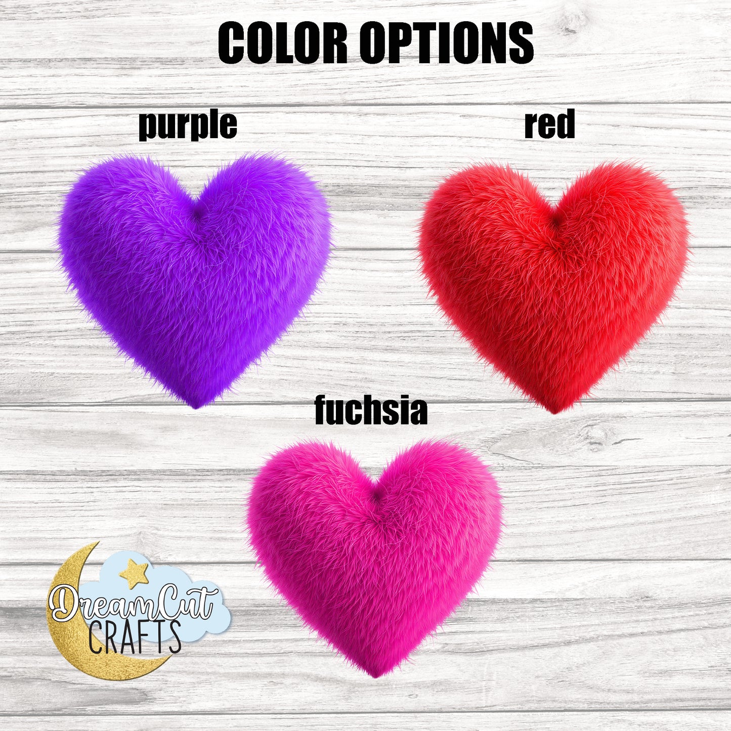 Heart Badge Reel Top UV Printed on White Acrylic 3mm, 7 x 6.5 cm, Choose from 3 Colors