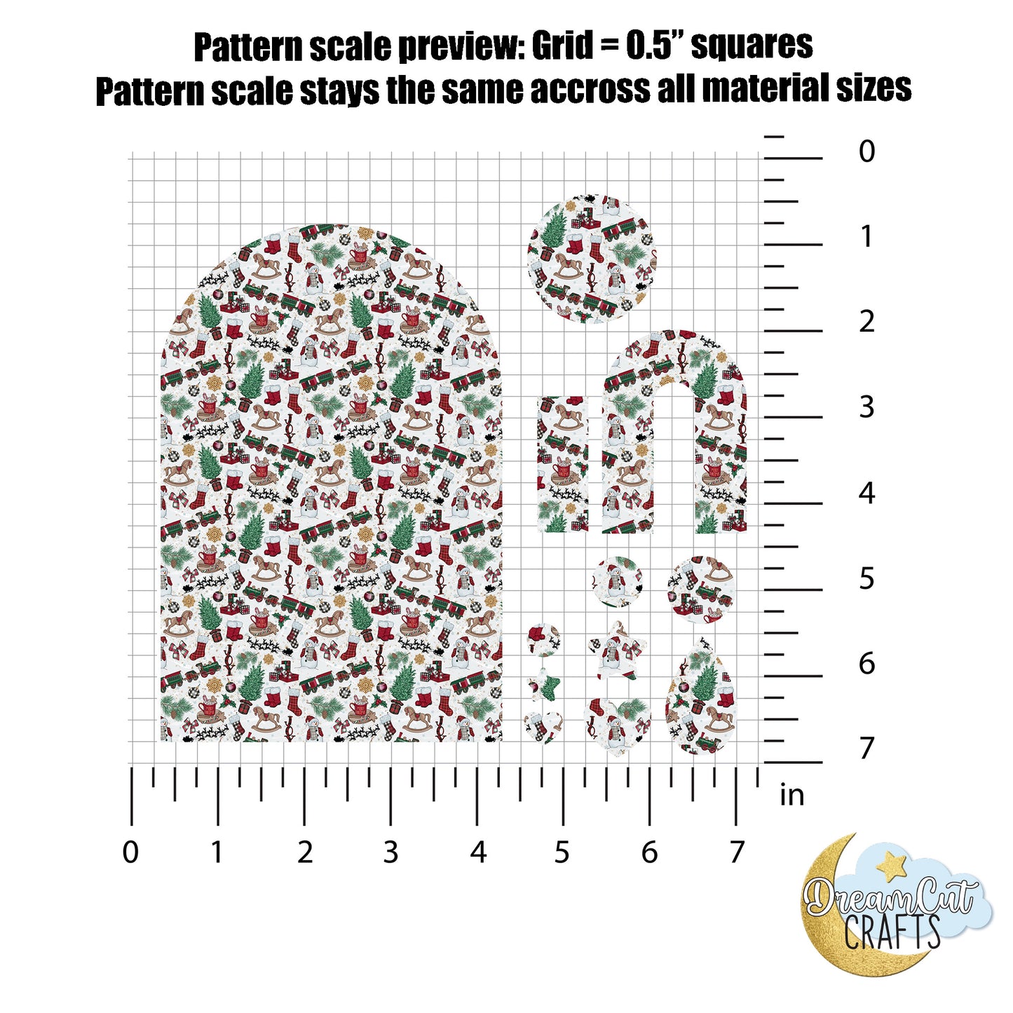 Christmas Holiday Printed Acrylic sheet or MDF Sheet – UV print, laser safe