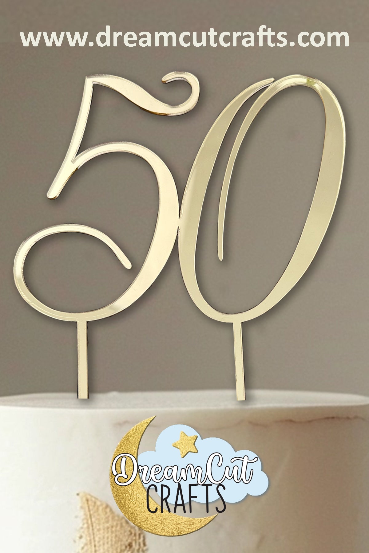 Custom Number Cake Topper – Personalized Acrylic Birthday or Anniversary Cake Decoration Keepsake